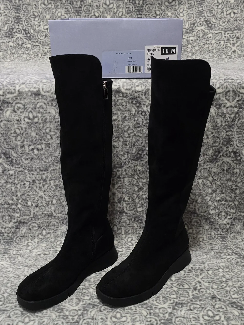 NEW Women's AEROSOLES Black Boots Size 10M